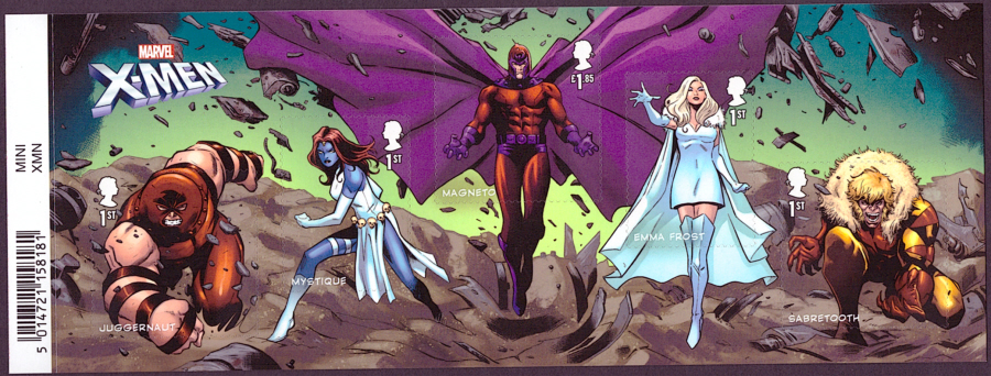 (image for) MS4777 2023 X-Men Barcoded miniature sheet